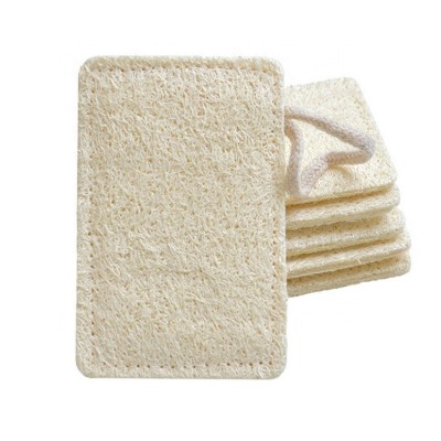 Plant-based Durable Natural Dish Loofah Sponge,  Organic Non-Scratch Eco Bath Sponges Loofah Natural