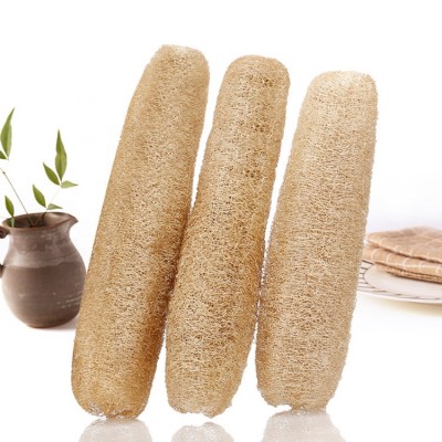 Organic Recycle Loofah Stick Wholesale , Non Oil Stick Dishwashing Sponges Bathing Natural Whole loofah Sponges