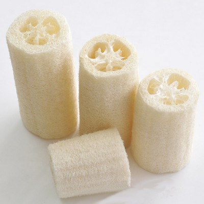 Organic Loofah Sponges Bathing , Egyptian Natural Body Exfoliating Loofah Bath Sponge White (Beige, 12.5 cm)